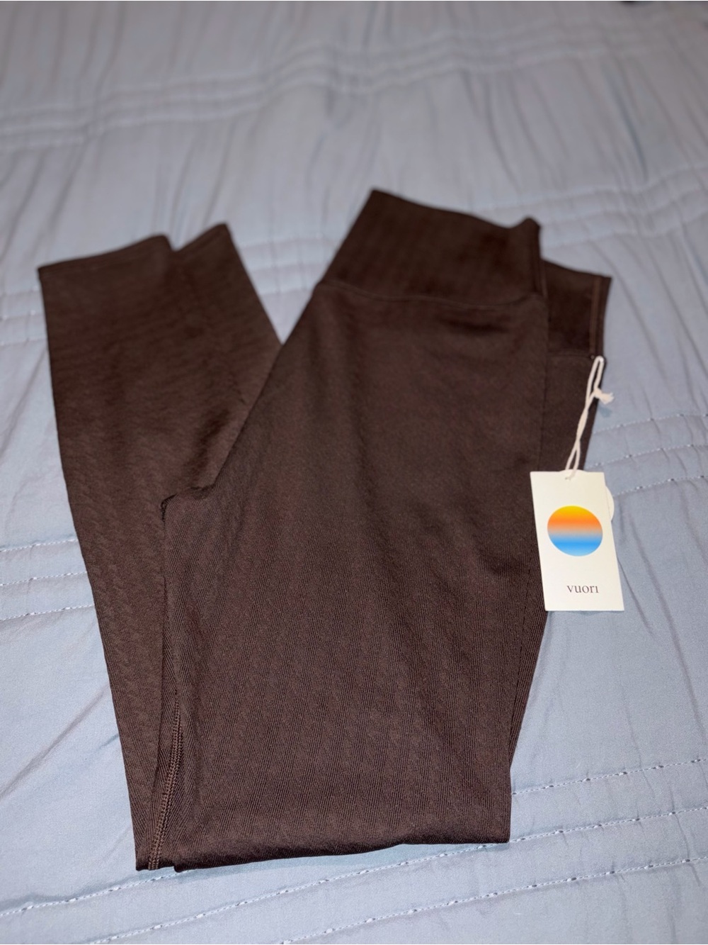 NWT Vuori XL Brown Performance Leggings
